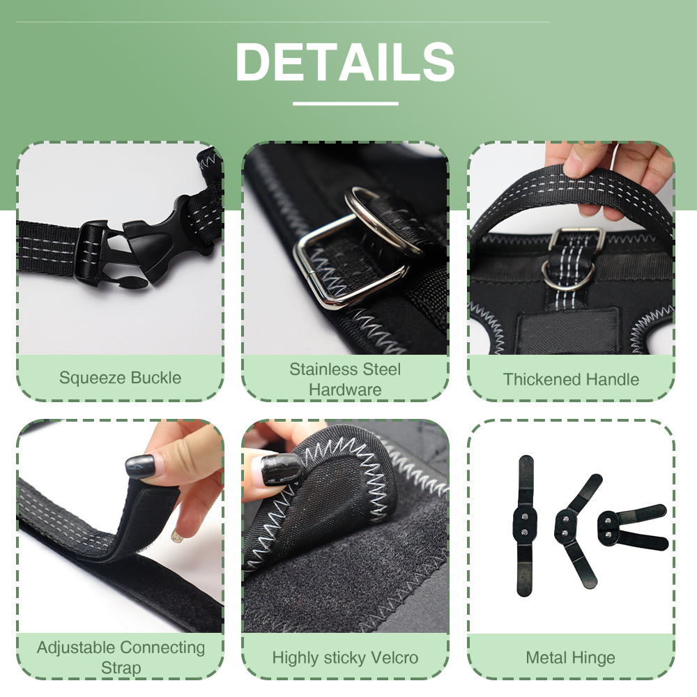 Adjustable Dog Knee Brace – Hinged Support for Joint Recovery